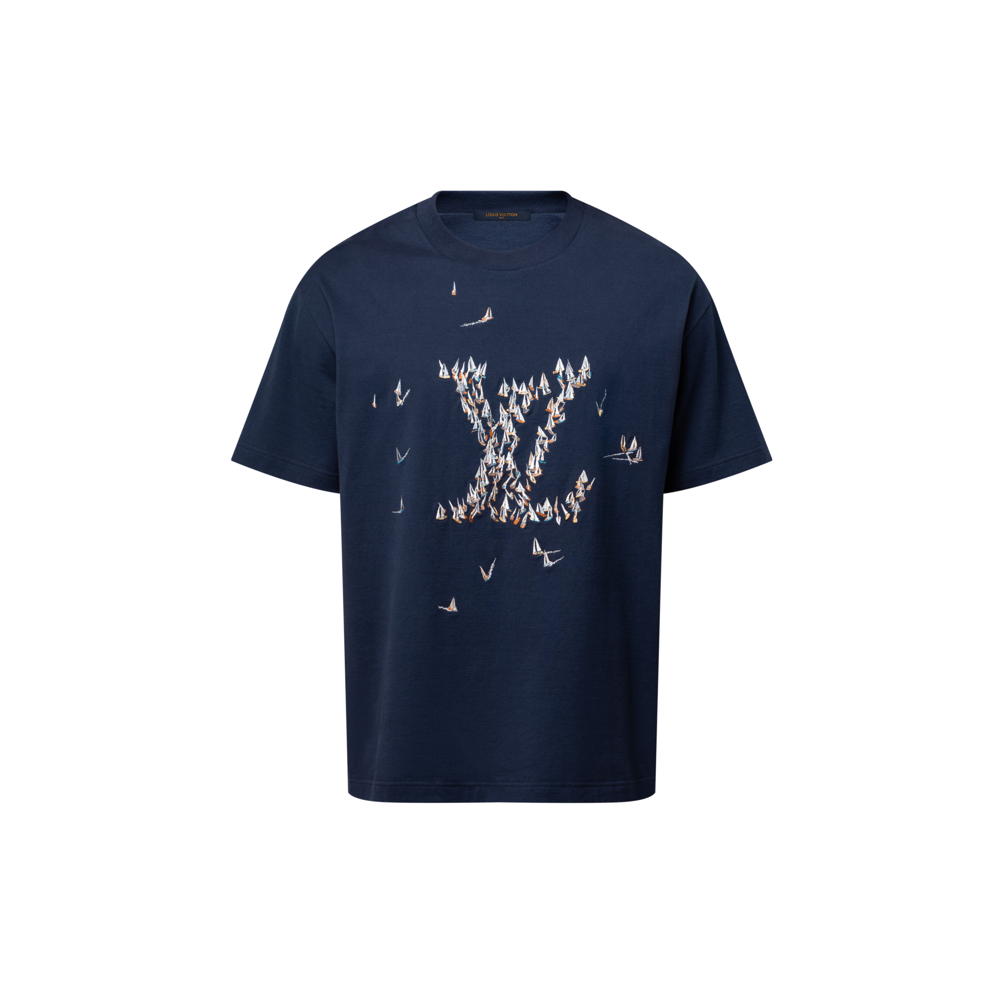 Embroidered Cotton T-Shirt - Ready-to-Wear | LOUIS VUITTON